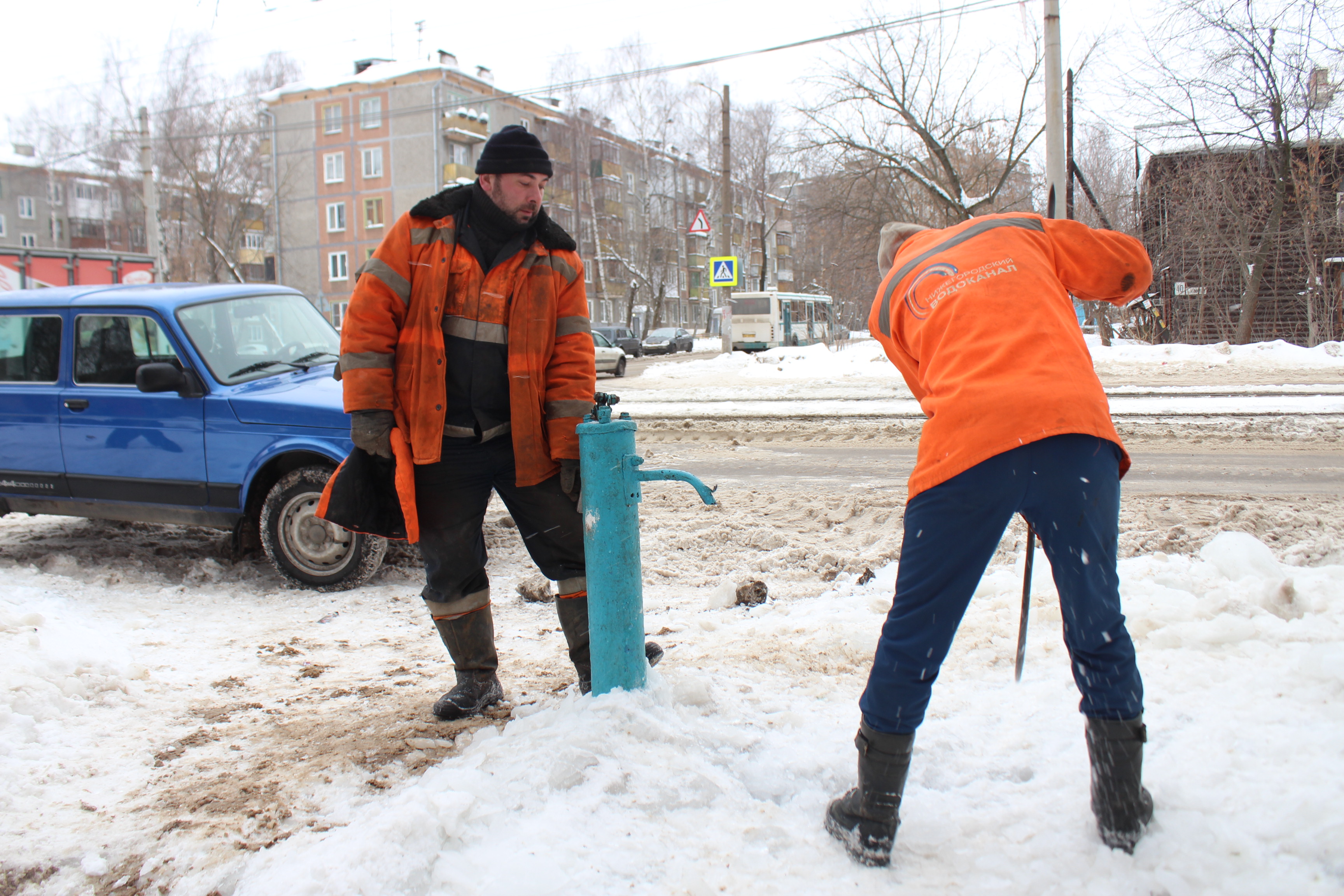 Работу замерзших колонок восстановили в Сормовском районе после обращения к мэру Нижнего Новгорода